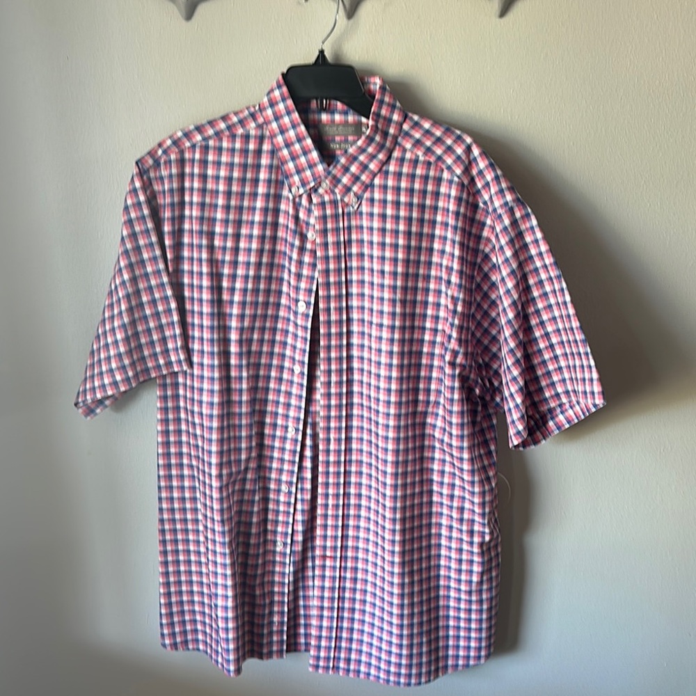 Daniel Cremieux Red and Blue Plaid Shirt